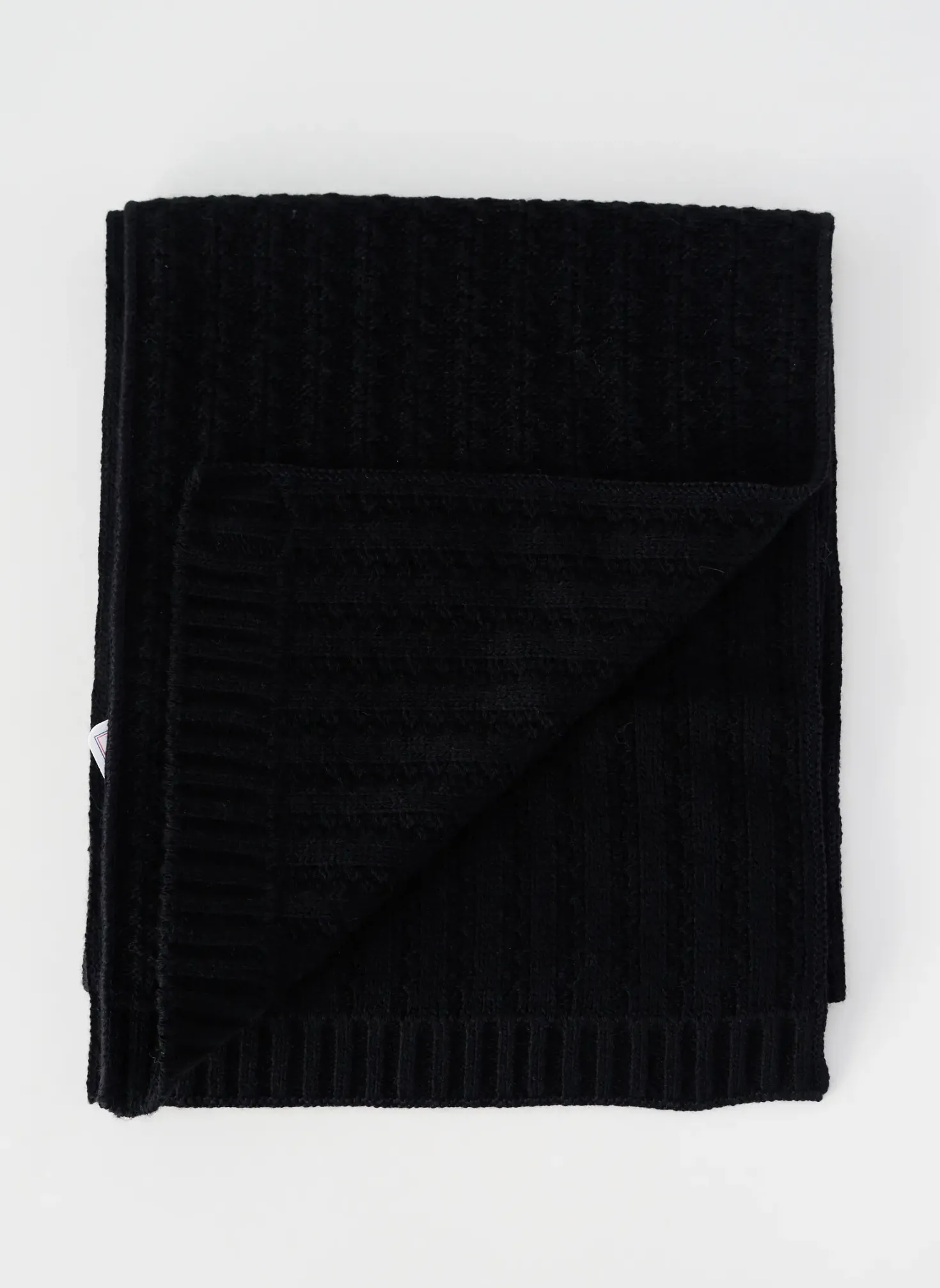 Echarpe Blanc Bonnet Noir