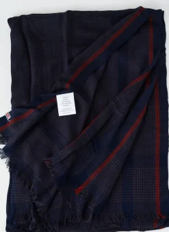 Echarpe Cambridge Bleu