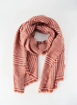 Echarpe Pieces Marron