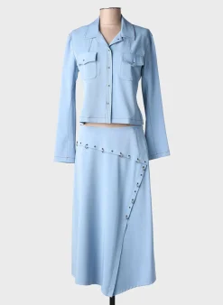 Ensemble Jupe Bai Amour Bleu