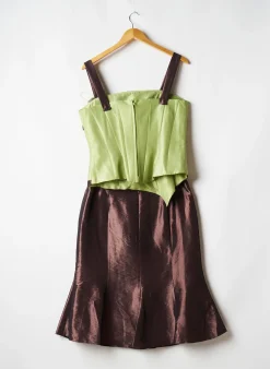 Ensemble Jupe Creatif Paris Marron