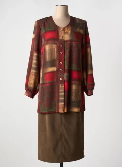 Ensemble Jupe France Rivoire Marron
