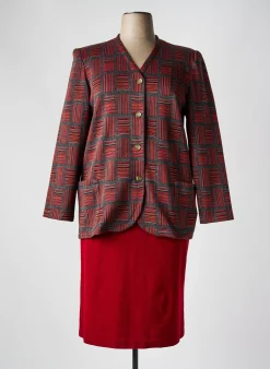 Ensemble Jupe Jean Moreux Rouge