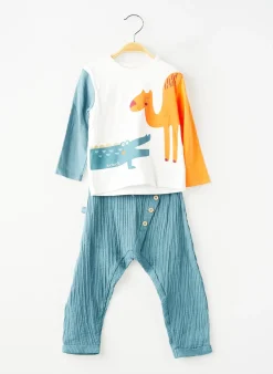 Ensemble Pantalon Boboli Bleu