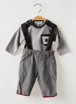 Ensemble Pantalon Bulle De Bb Gris