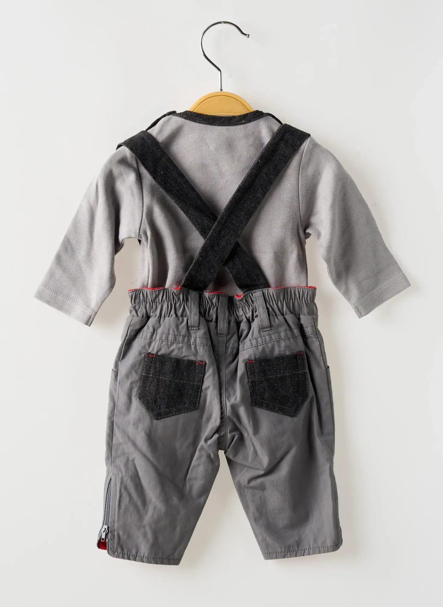 Ensemble Pantalon Bulle De Bb Gris