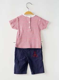Ensemble Pantalon Bulle De Bb Bleu