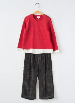 Ensemble Pantalon Coudemail Rouge