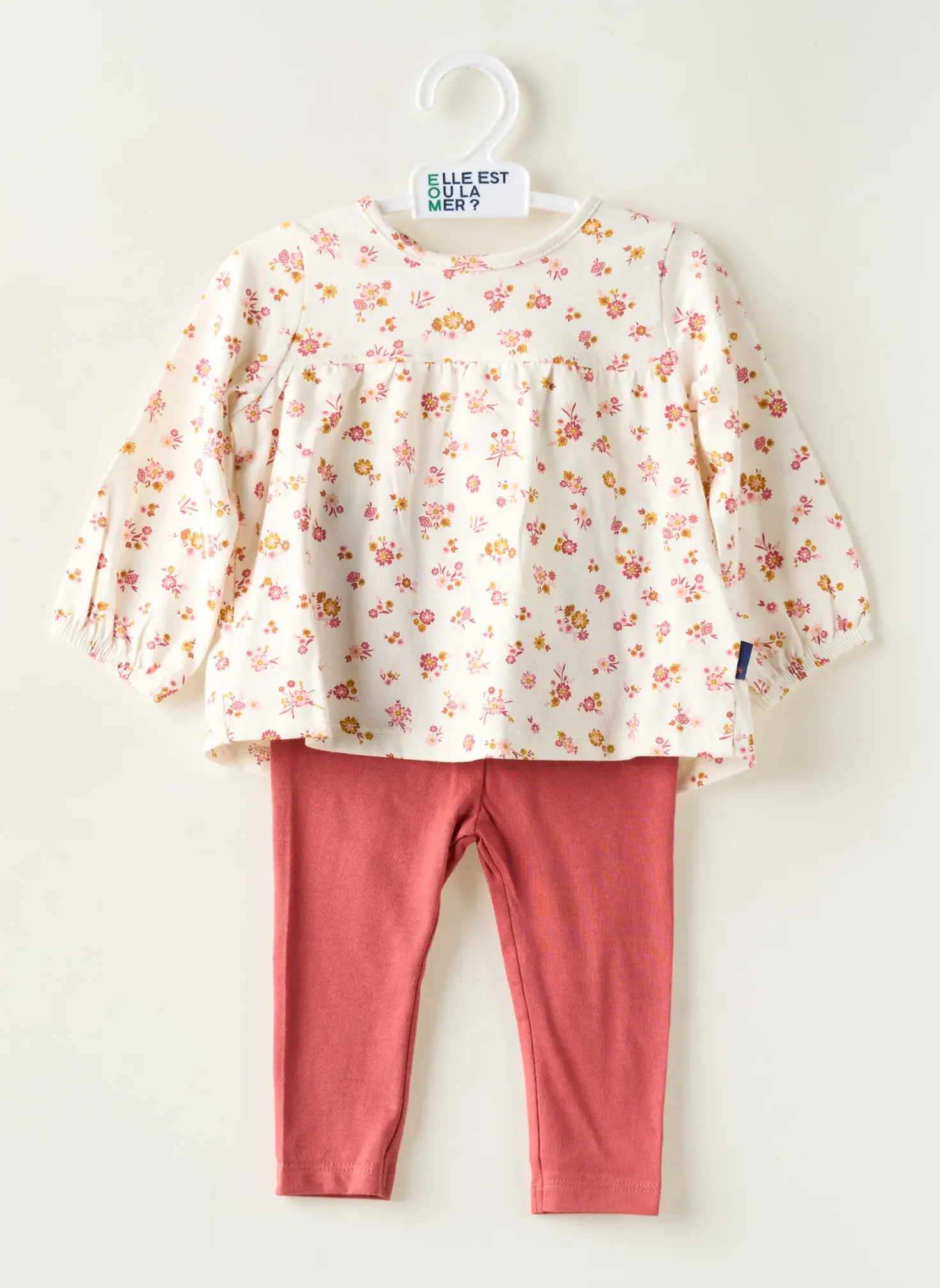 Ensemble Pantalon Elle Est Ou La Mer Orange