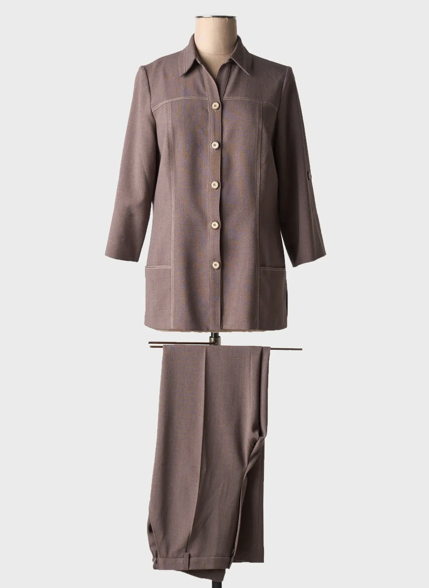 Ensemble Pantalon France Rivoire Marron