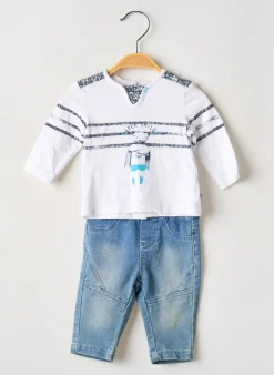 Ensemble Pantalon 3 Pommes Bleu
