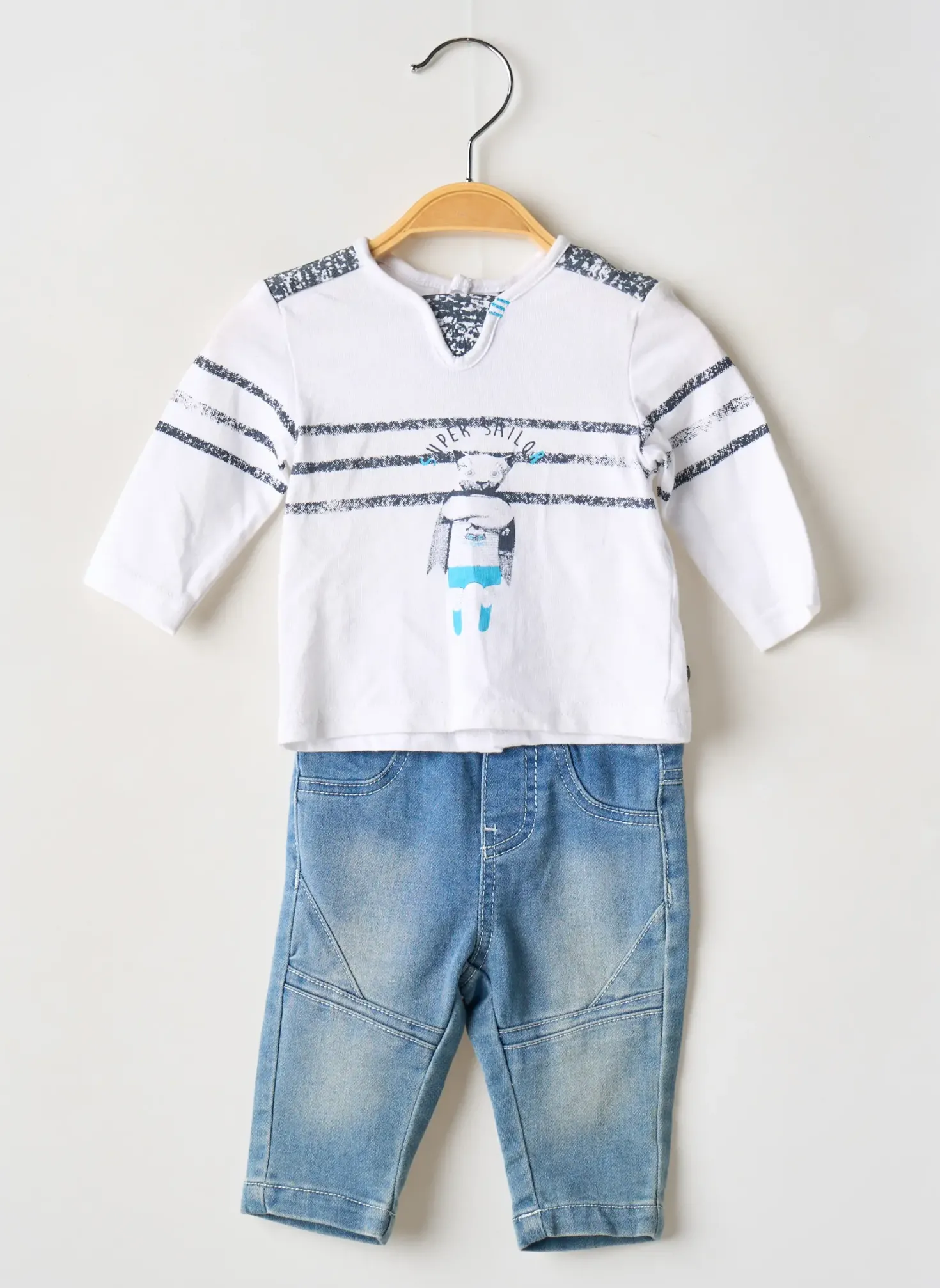 Ensemble Pantalon 3 Pommes Bleu