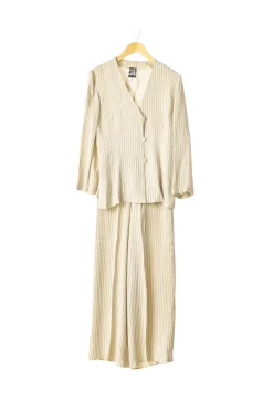 Ensemble Pantalon State Of Claude Montana Beige