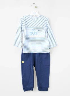 Ensemble Pantalon Sucre D'orge Bleu