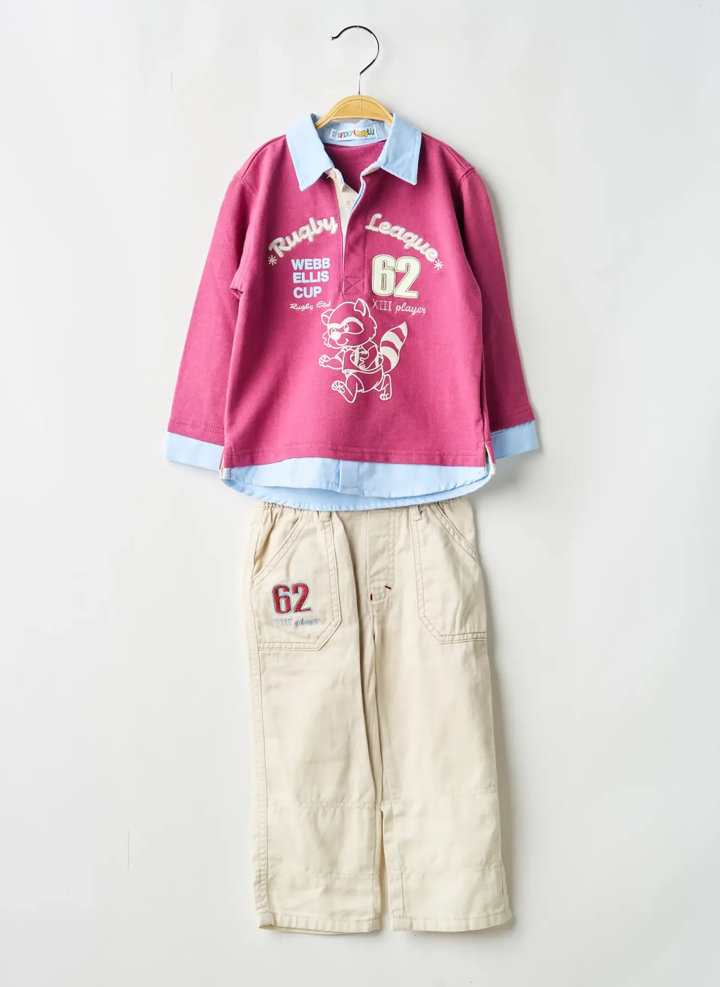 Ensemble Pantalon Teddy Lu Beige