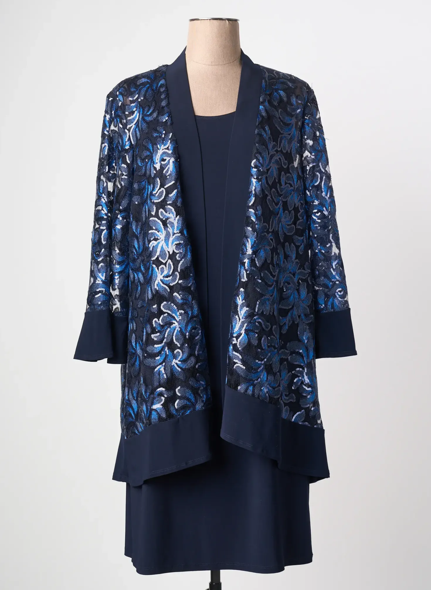 Ensemble Robe Joseph Ribkoff Bleu