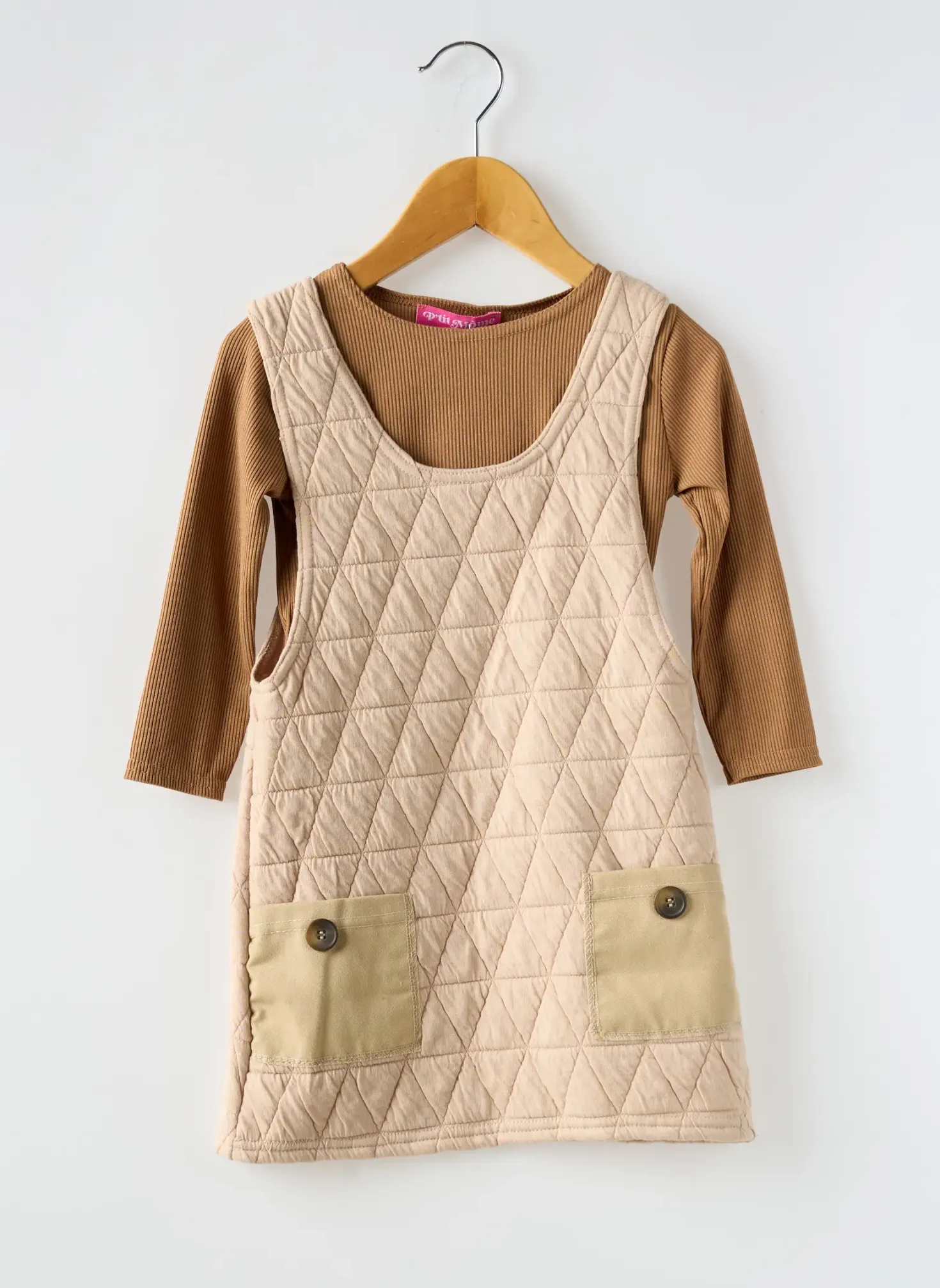 Ensemble Robe P'tit Môme Marron
