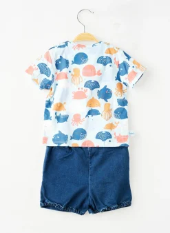 Ensemble Short Boboli Bleu