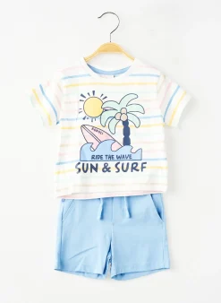 Ensemble Short Boboli Bleu