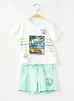 Ensemble Short Boboli Vert