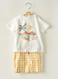 Ensemble Short Losan Blanc