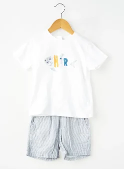 Ensemble Short Mayoral Blanc