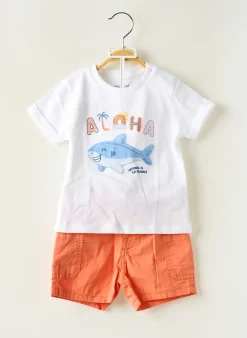 Ensemble Short Mayoral Blanc