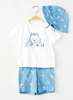 Ensemble Short Mayoral Bleu