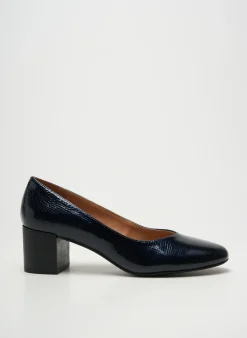 Escarpins Emilie Karston Bleu Talon De 4 À 6cm