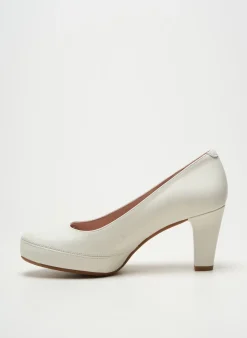 Escarpins Fluchos Blanc Talon De 7 À 9cm