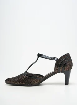 Escarpins Geo-reino Noir Talon De 4 À 6cm