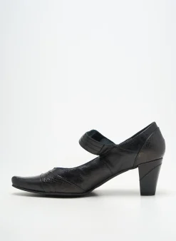 Escarpins Geo-reino Noir Talon De 7 À 9cm