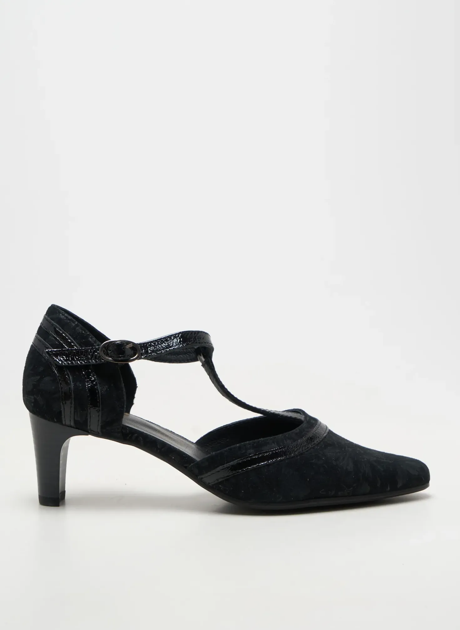 Escarpins Geo-reino Noir Talon De 4 À 6cm