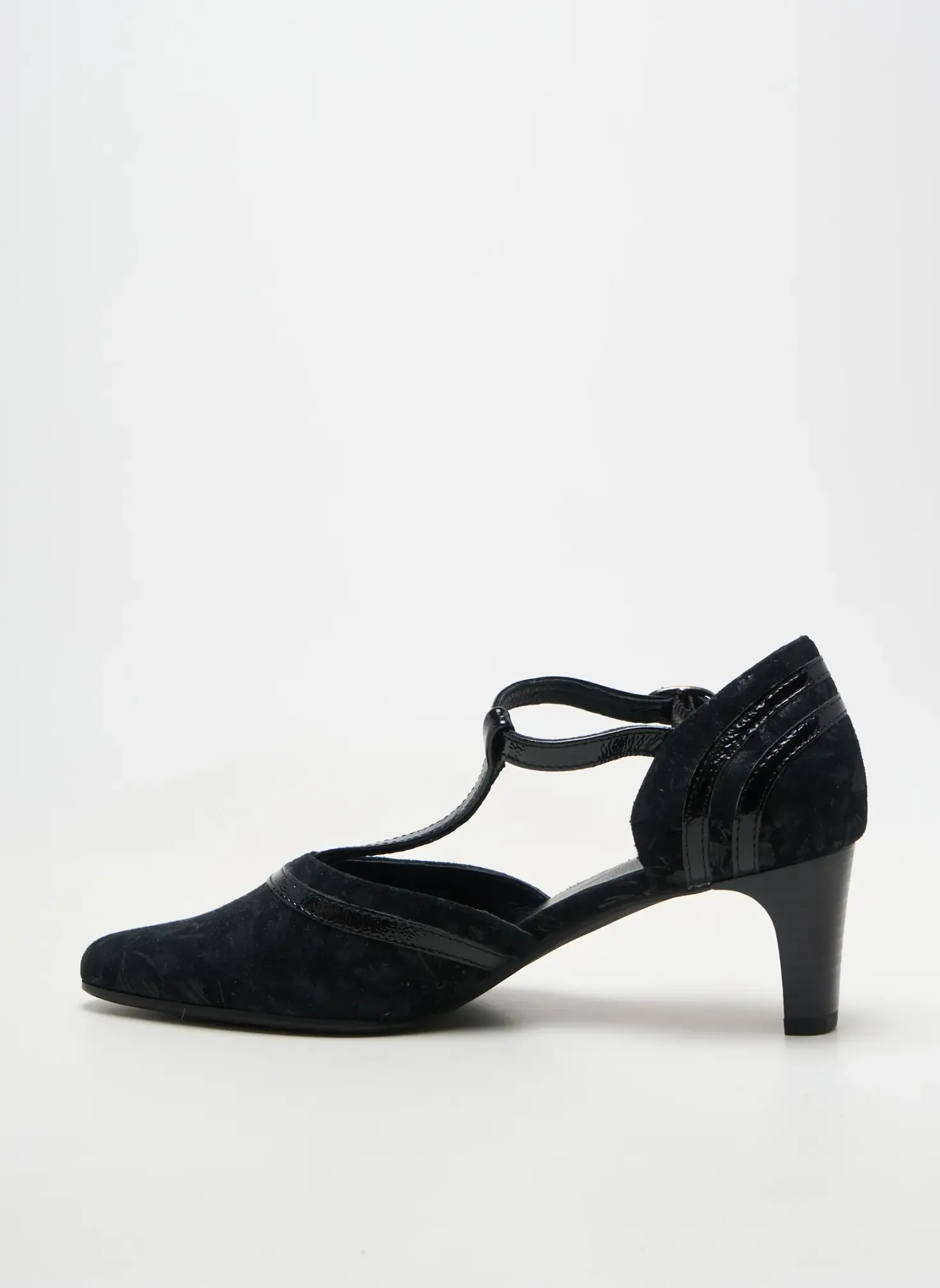 Escarpins Geo-reino Noir Talon De 4 À 6cm