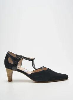 Escarpins Geo-reino Noir Talon De 4 À 6cm