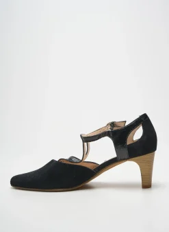 Escarpins Geo-reino Noir Talon De 4 À 6cm