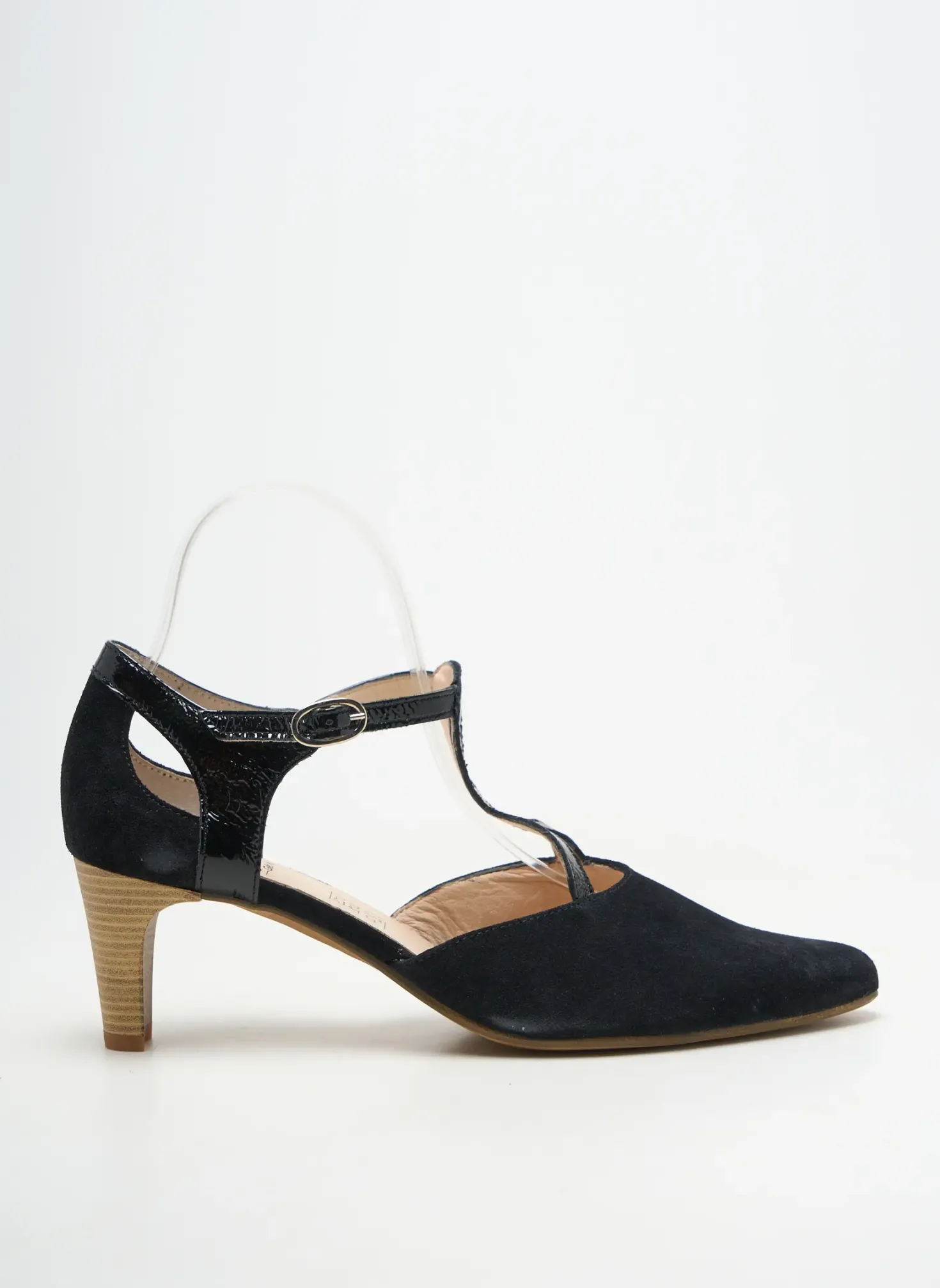 Escarpins Geo-reino Noir Talon De 4 À 6cm