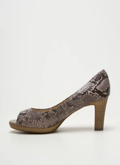 Escarpins Geox Marron Talon De 7 À 9cm