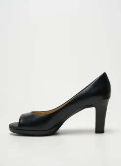 Escarpins Geox Noir Talon De 7 À 9cm