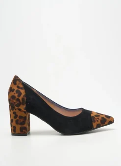 Escarpins Givana Noir Talon De 7 À 9cm