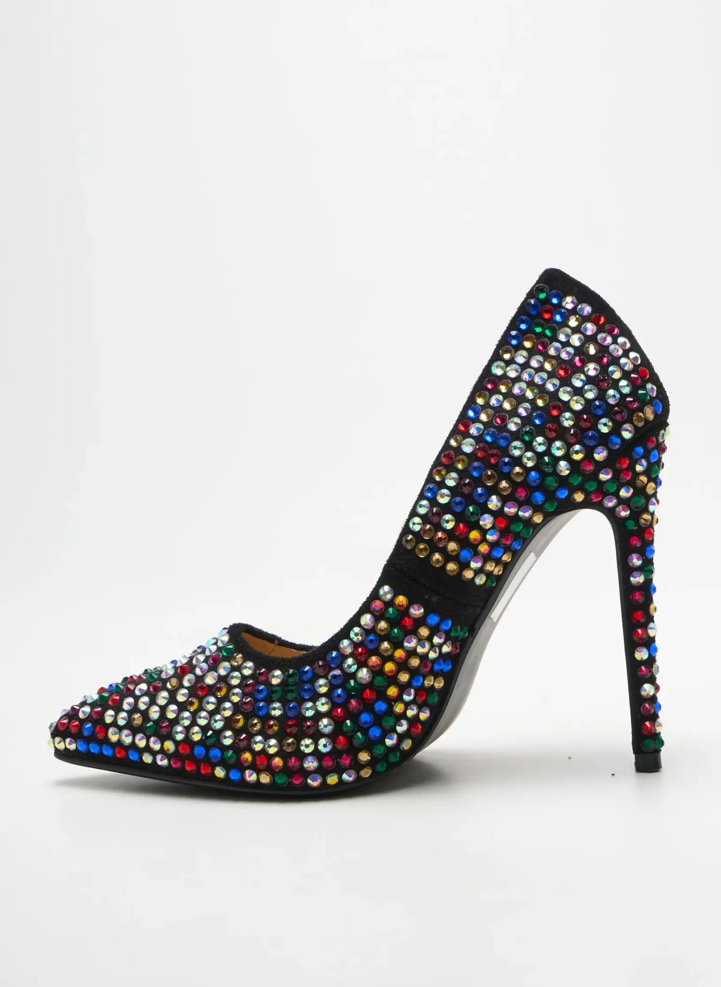 Escarpins Givana Noir Talon Haut De 10cm Et Plus