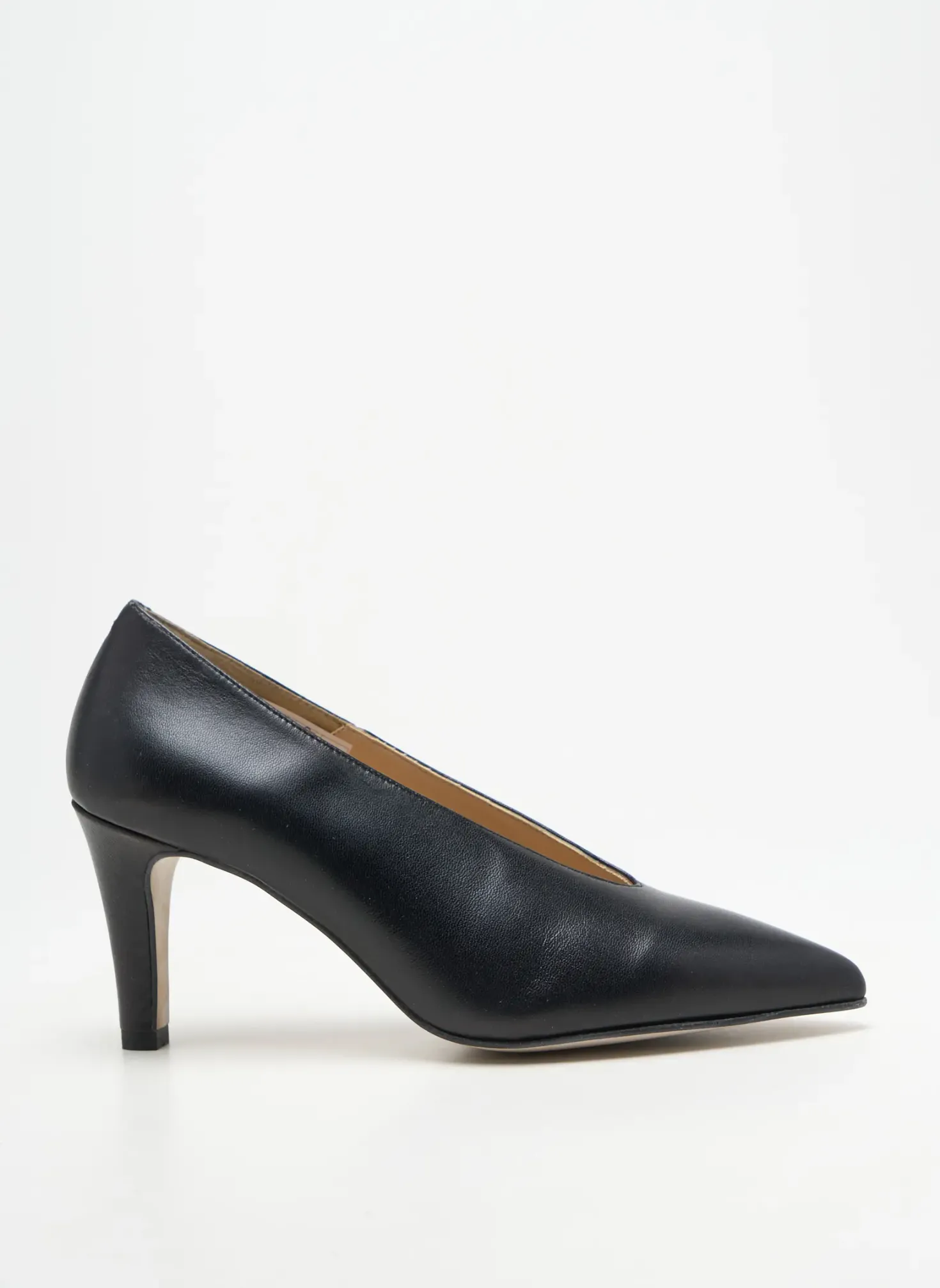 Escarpins Heine Noir Talon De 7 À 9cm