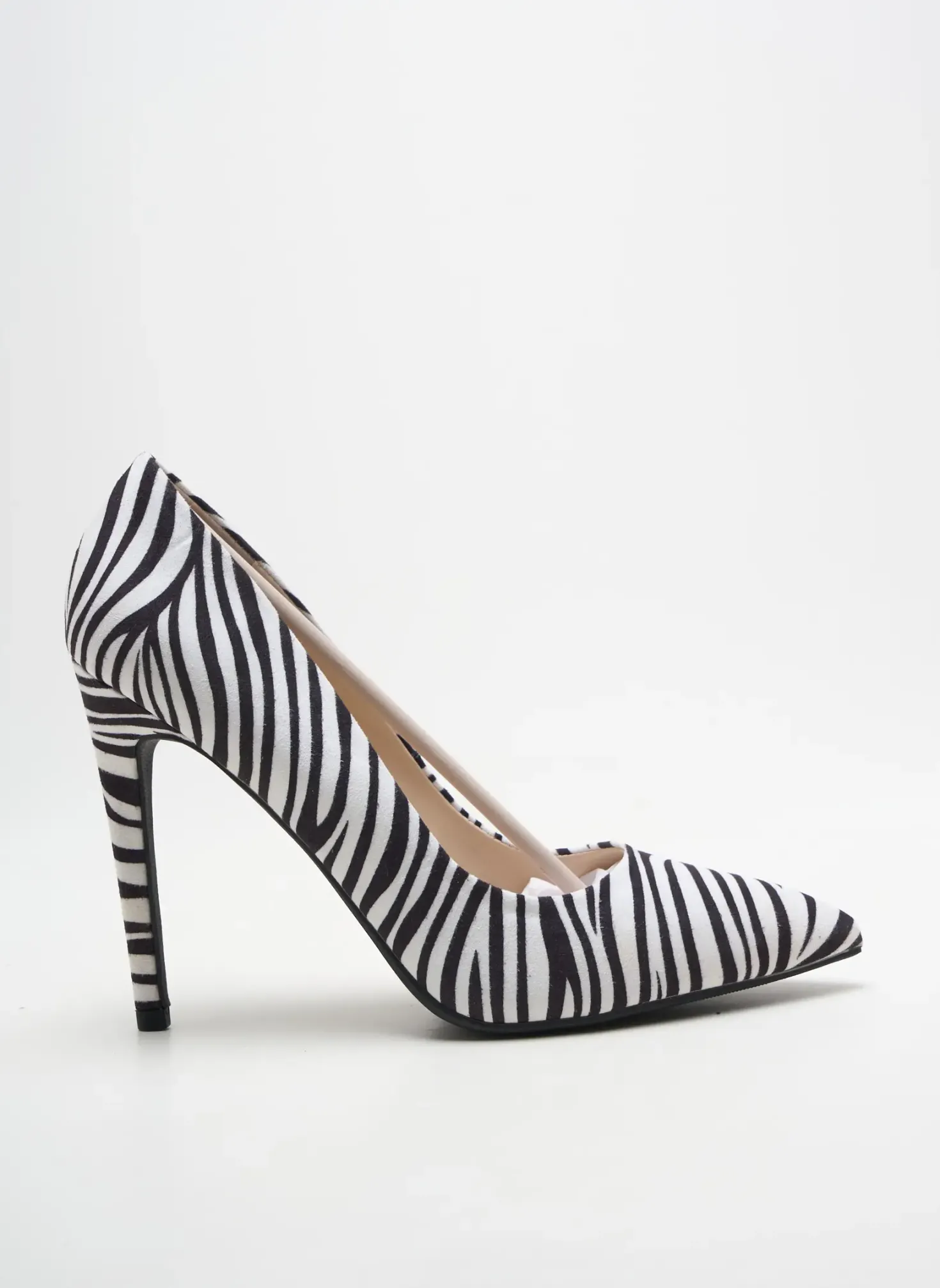 Escarpins Ideal Shoes Blanc Talon Haut De 10cm Et Plus