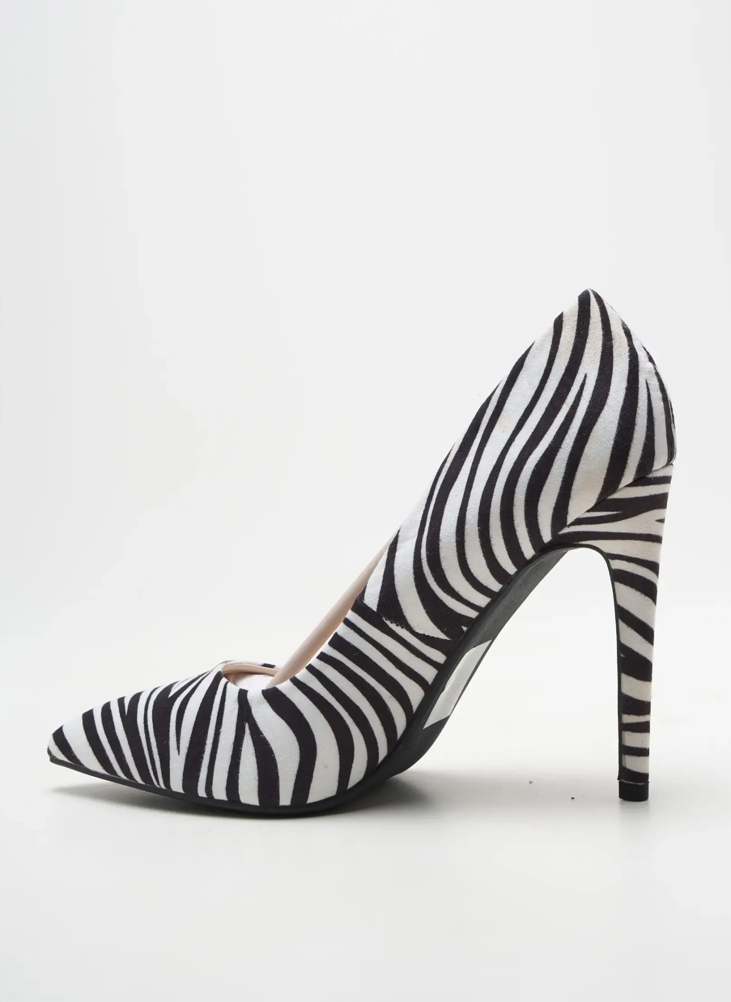 Escarpins Ideal Shoes Blanc Talon Haut De 10cm Et Plus