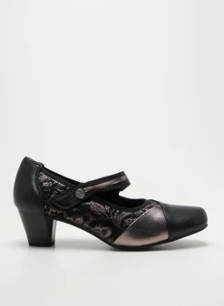 Escarpins Infini Noir Talon De 4 À 6cm