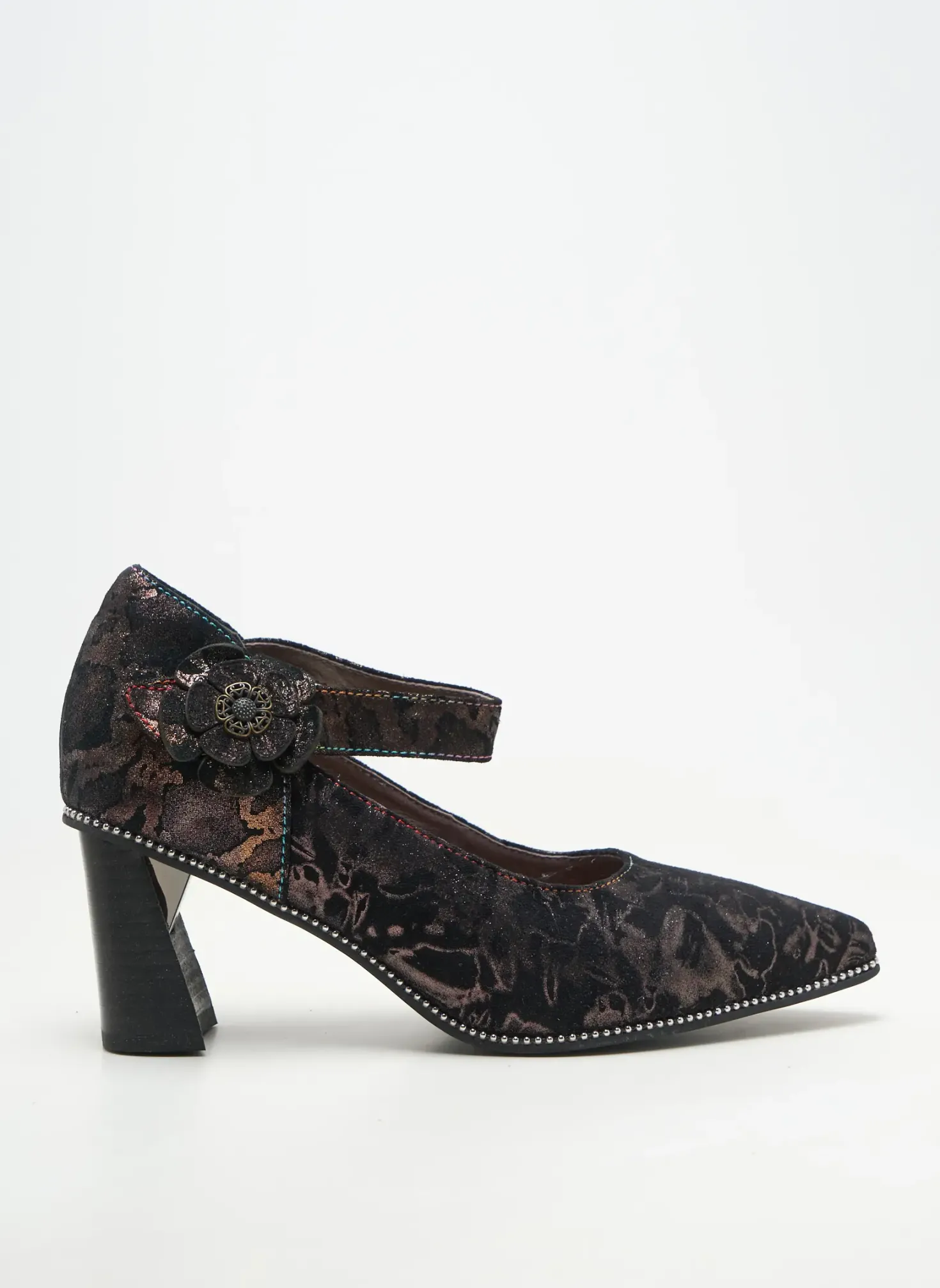 Escarpins Laura Vita Noir Talon De 4 À 6cm