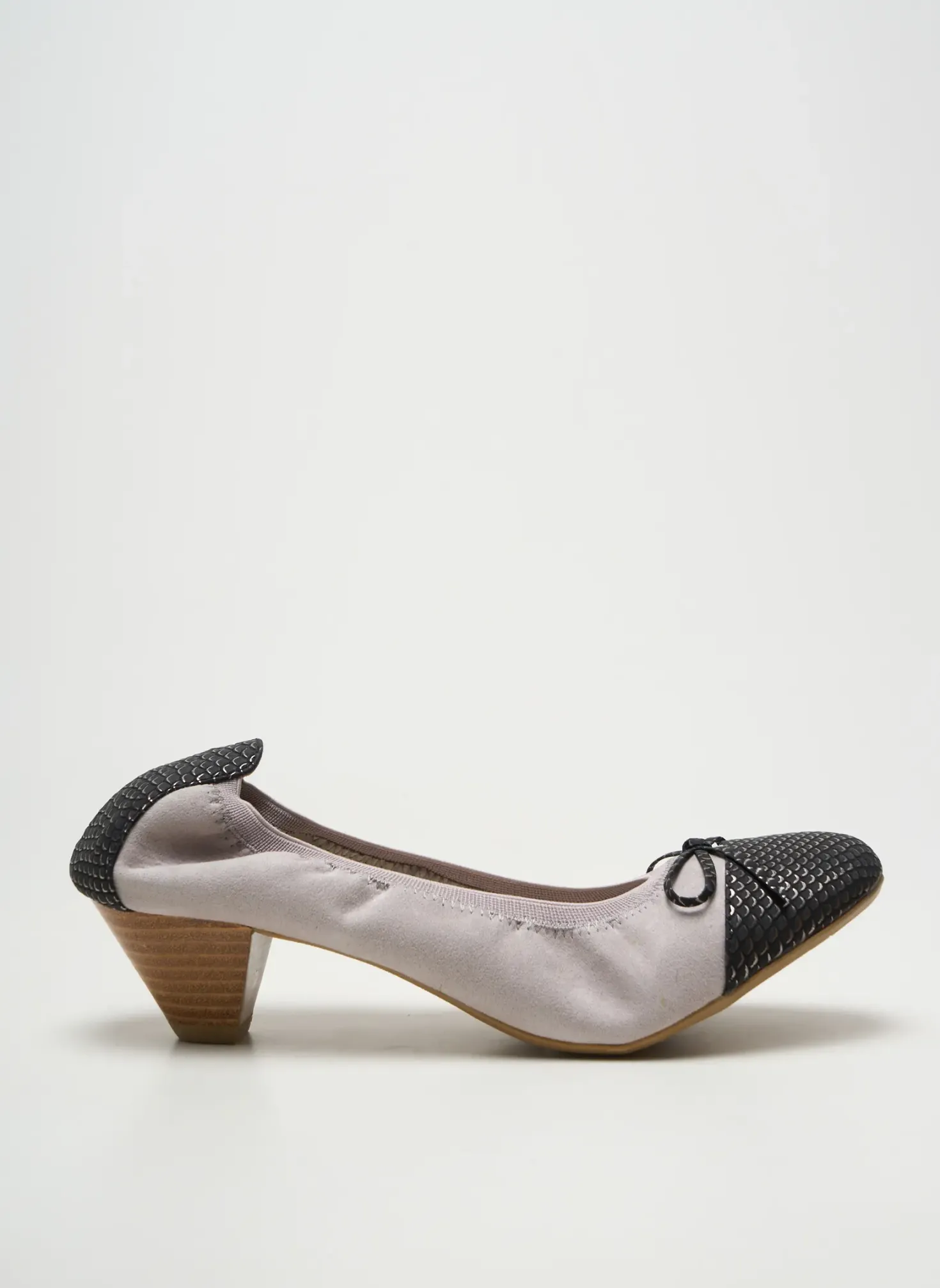 Escarpins Lpb Les Petites Bombes Gris Talon De 4 À 6cm