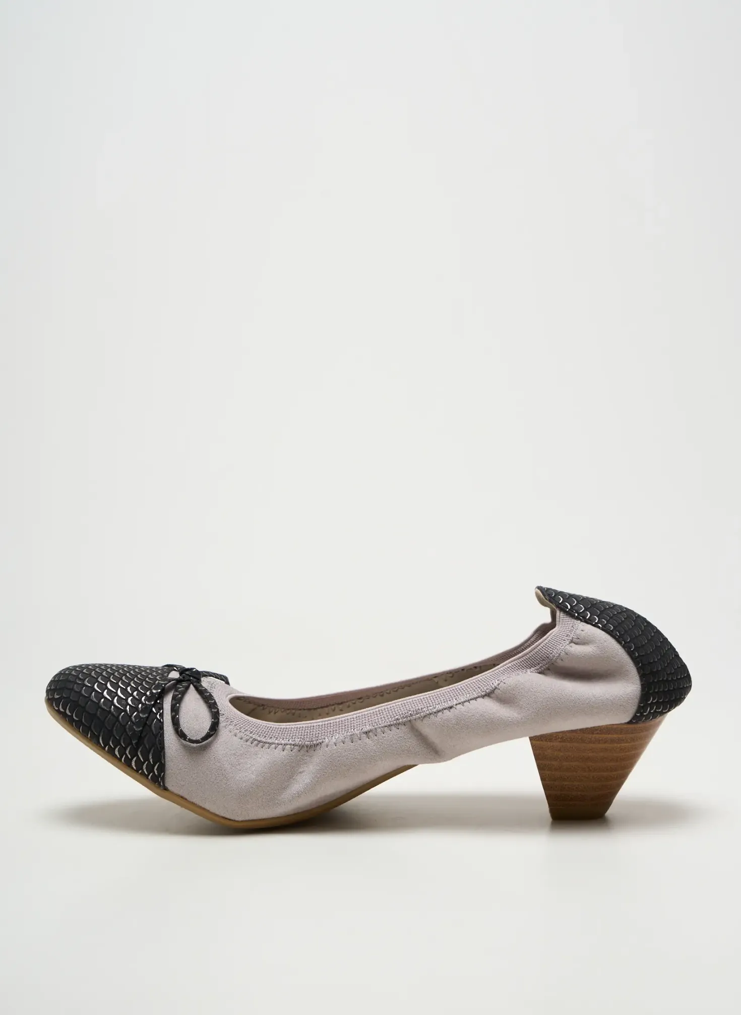 Escarpins Lpb Les Petites Bombes Gris Talon De 4 À 6cm