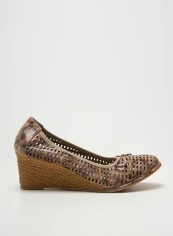 Escarpins Lpb Les Petites Bombes Marron Talon De 4 À 6cm