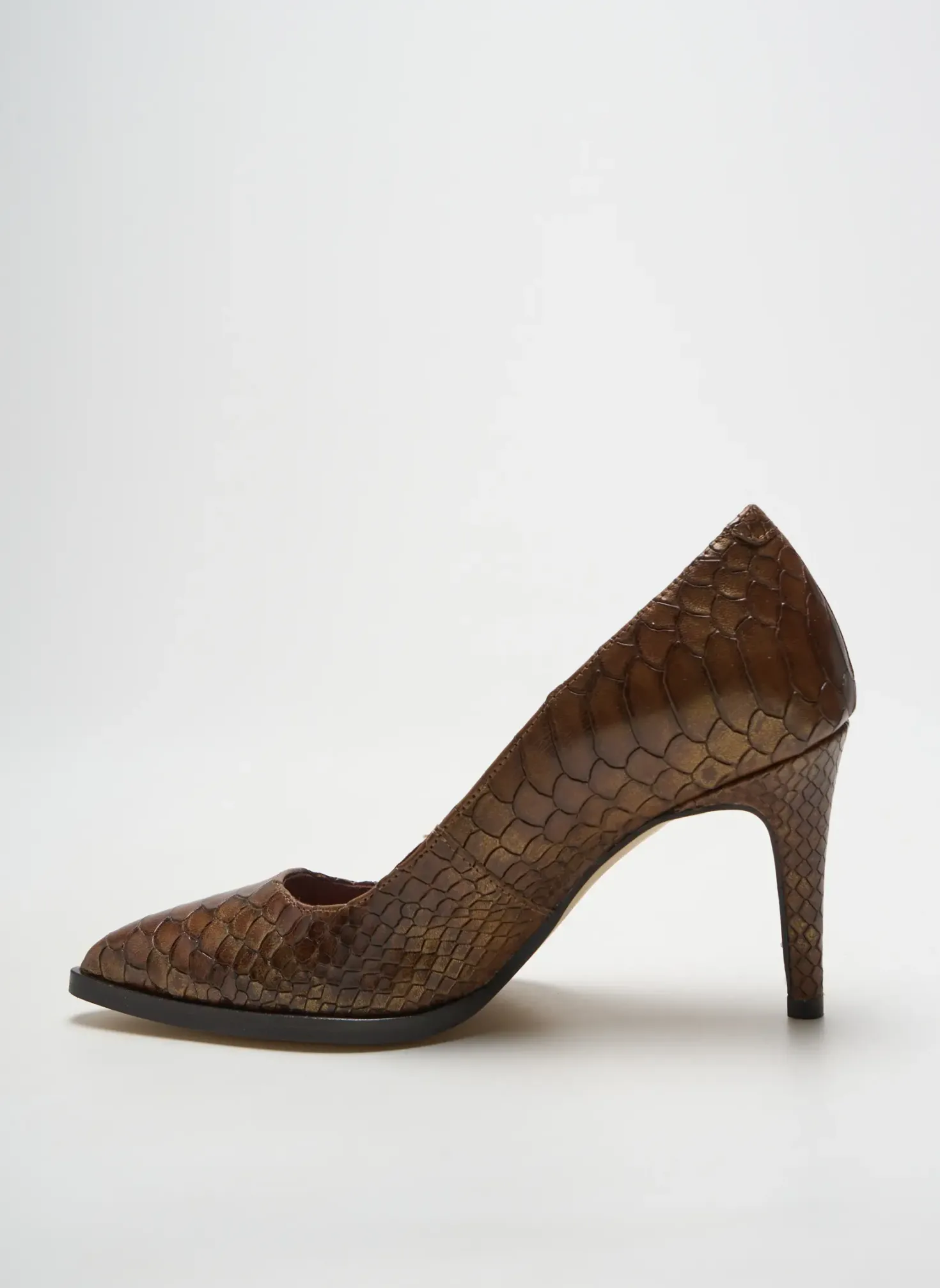 Escarpins Maroli Marron Talon De 7 À 9cm